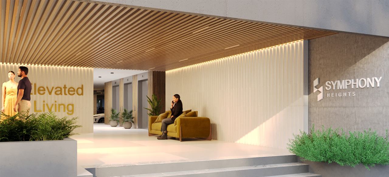 Entrance lobby of Symphony Heights